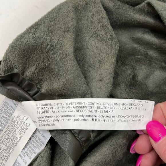 Zara Dress Small Green Leather Effect Strapless Bandeau Ruched Bodycon Tube Top - Picture 12 of 14